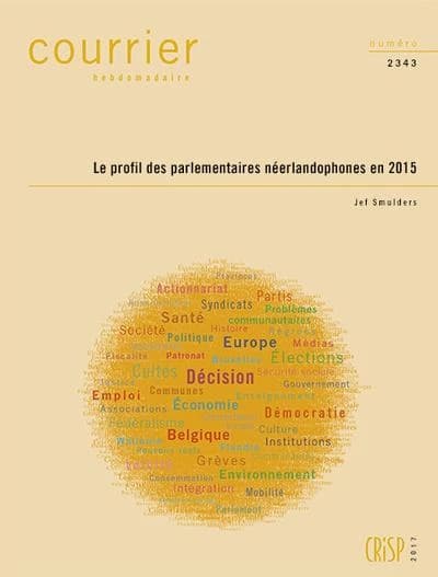 Le profil des parlementaires néerlandophones en 2015