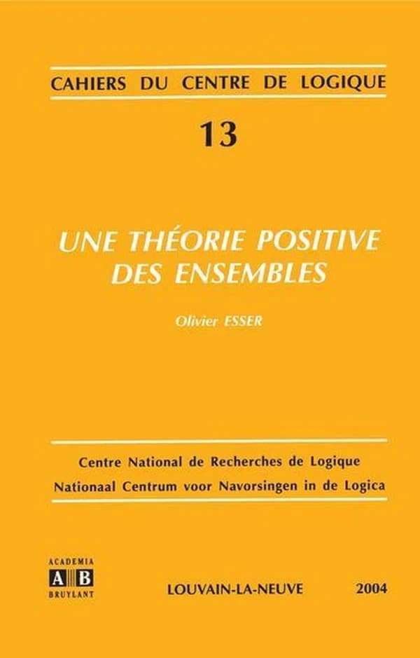 Une théorie positive des ensembles
