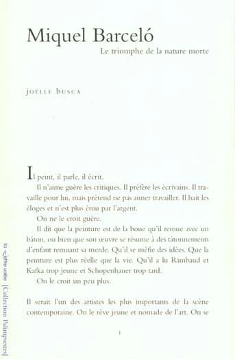 Miquel Barceló : le triomphe de la nature morte