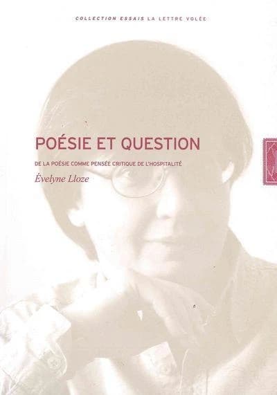 Poésie et question : de la poésie comme pensée critique