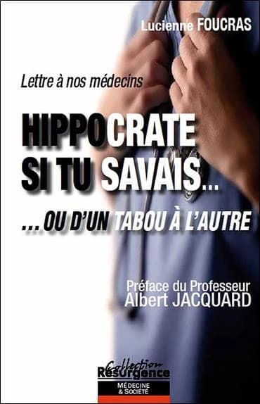 Hippocrate, si tu savais ou D'un tabou à l'autre ! : lettre à nos médecins
