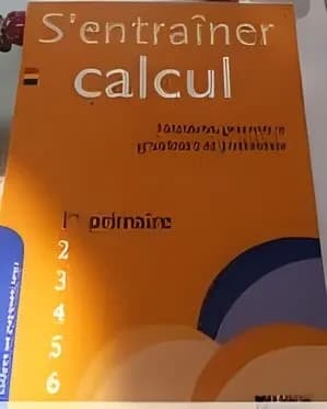S'entrainer en calculs 1re annee (ed. 2009)