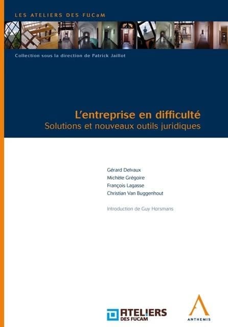 L'entreprise en difficulté solutions et nouveaux outils juridiques