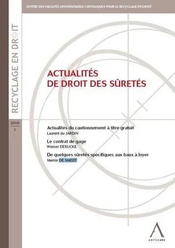 Actualites de droit des suretes
