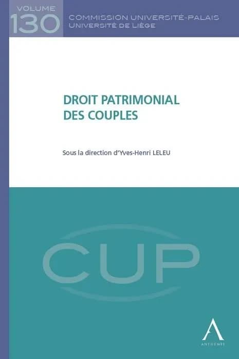 Droit patrimonial des couples