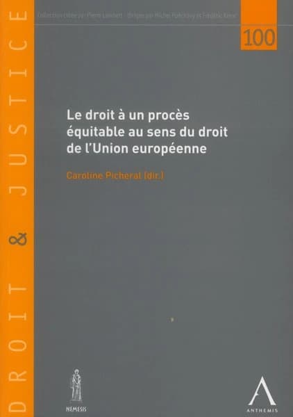 Le droit à un procès équitable au sens du droit de l'Union européenne : actes du colloque des 5 et 6 novembre 2010