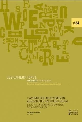 L'avenir des mouvements associatifs en milieu rural : Étude sur la commune de Ramillies, Est Brabant Wallon