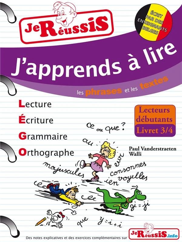 JE REUSSIS : j'apprends à lire les phrases et les textes