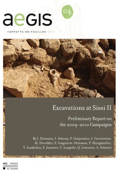 Excavations at Sissi : Preliminary report on the 2009-2010 campaigns. II