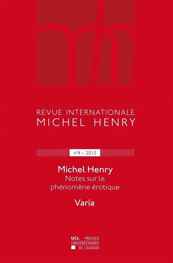 Notes sur la phénomène érotique