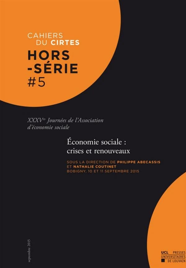 Economie sociale : crises et renouveaux