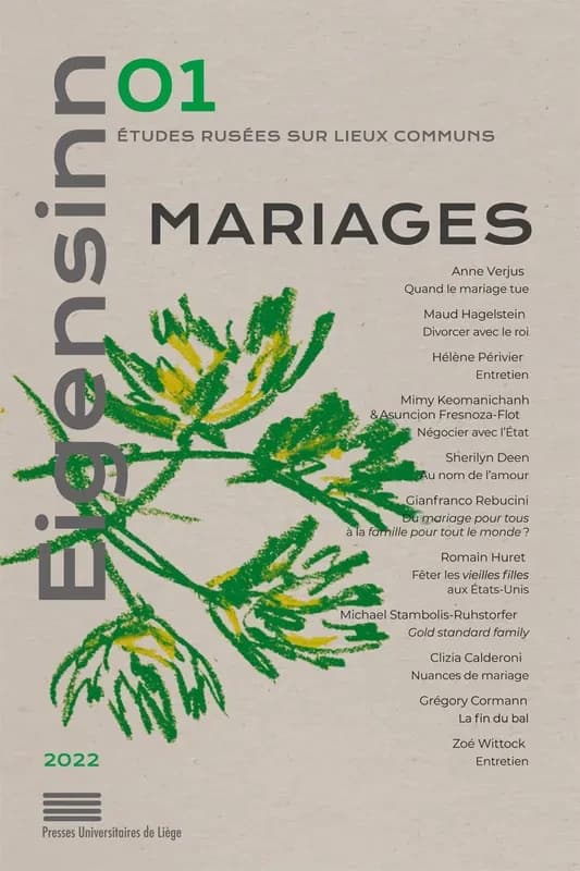 Eigensinn 01. mariages