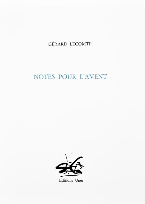 Notes pour l'avent