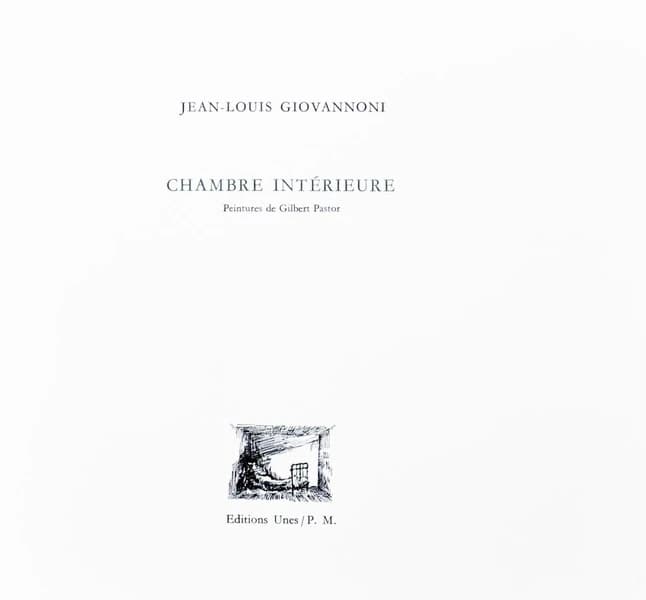 Chambre intérieure