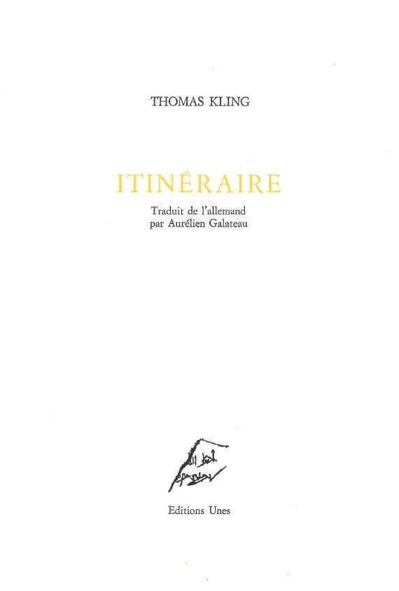 Itinéraire
