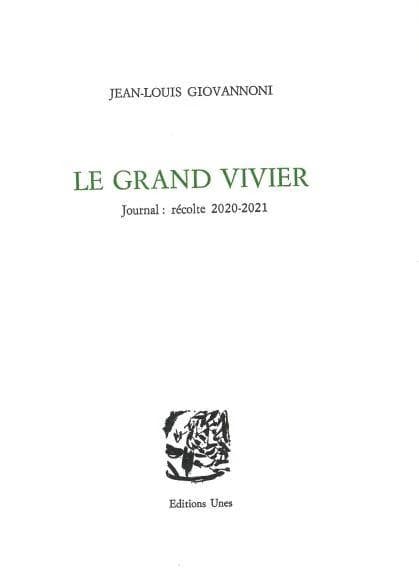 Le grand vivier : journal, récolte 2020-2021