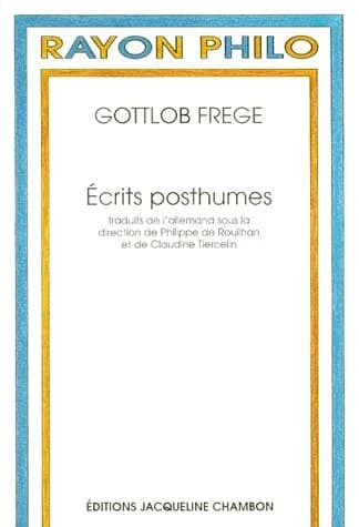 Écrits posthumes