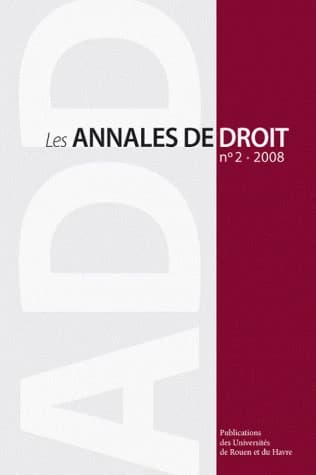 Les Les Annales de droit, n° 2