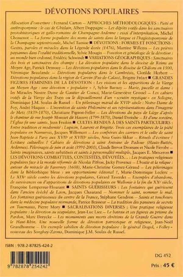 Dévotions populaires