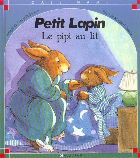 Petit lapin : le pipi au lit