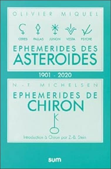 Ephémérides des astéroïdes : Cérès, Pallas, Junon, Vesta, Psyché : 1901-2020...