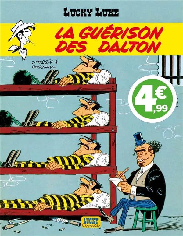 Lucky Luke t.12 ; la guérison des Dalton
