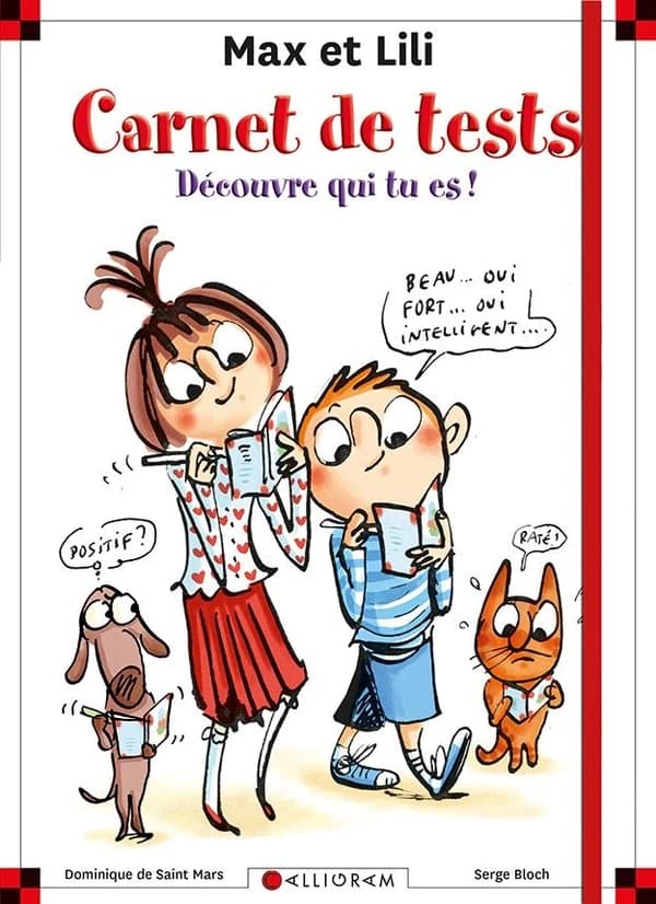 Carnet de tests Max et Lili : Découvre qui tu es !