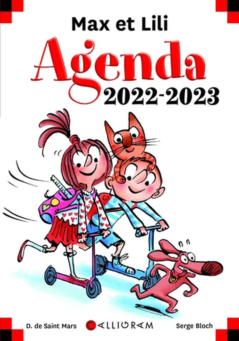 Max et Lili ; agenda scolaire (édition 2022