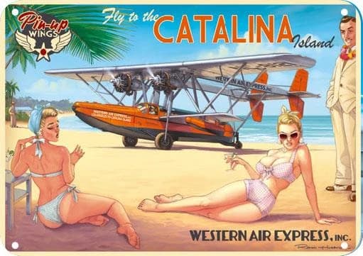 Pin-up wings : Sikorsky : plaque métallique