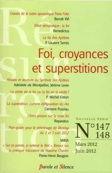Foi, croyances et superstitions