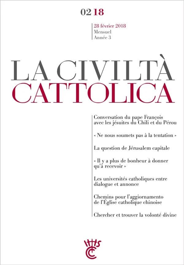 La civiltà cattolica : février 2018
