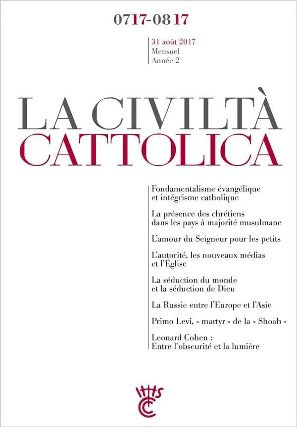 La civiltà cattolica : juillet-août (édition 2017)