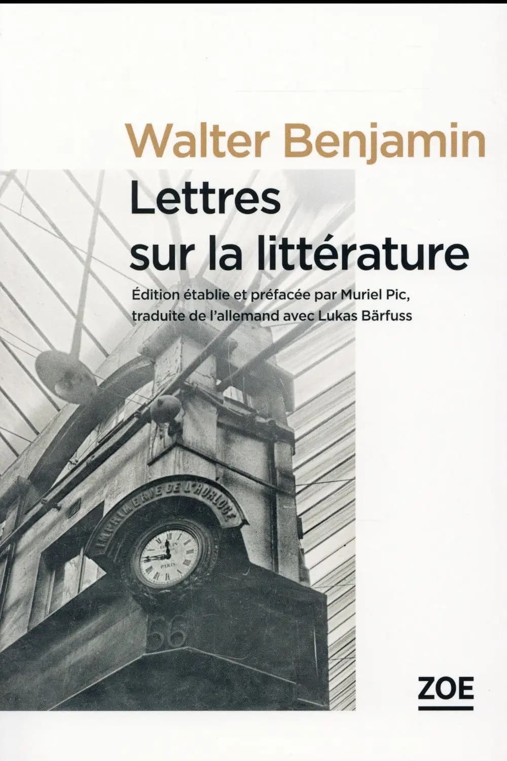 Lettres sur la littérature : à Max Horkheimer (1937-1940)