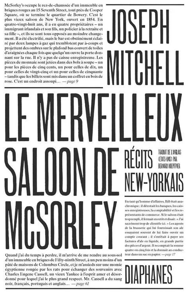 Merveilleux Saloon de Mcsorley