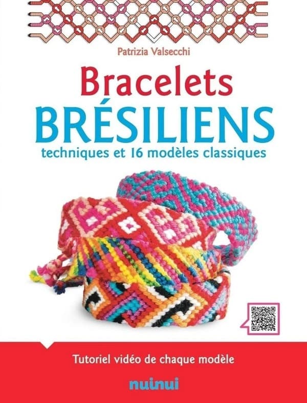 Coffret Bracelets brésiliens : Techniques et 16 modèles classiques. Avec 12 échevettes de couleur