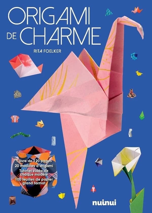 Origami de charme : Avec 100 feuilles de papier