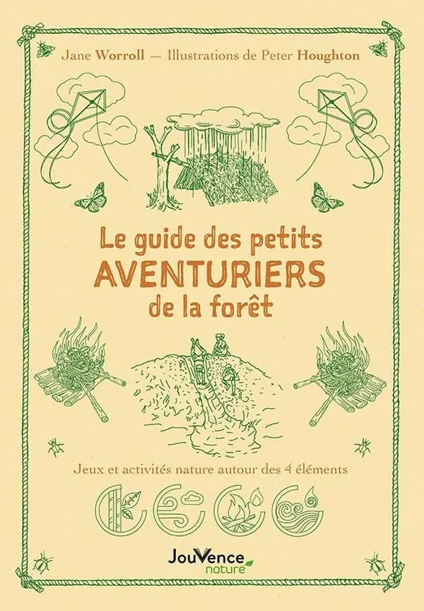 Le guide des petits aventuriers de la forêt : jeux et activités nature autour des 4 éléments