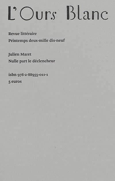 Nulle part le déclencheur