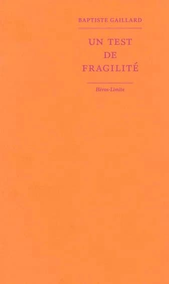 Un test de fragilité