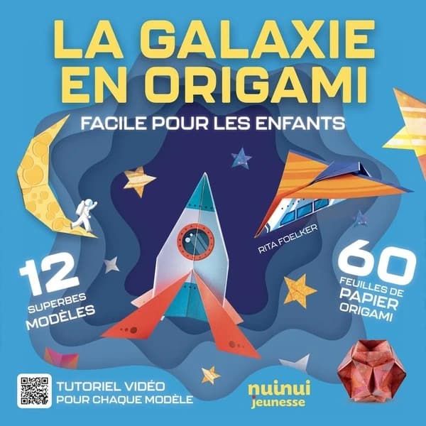 La galaxie en origami : facile pour les enfants : [Image à découper]