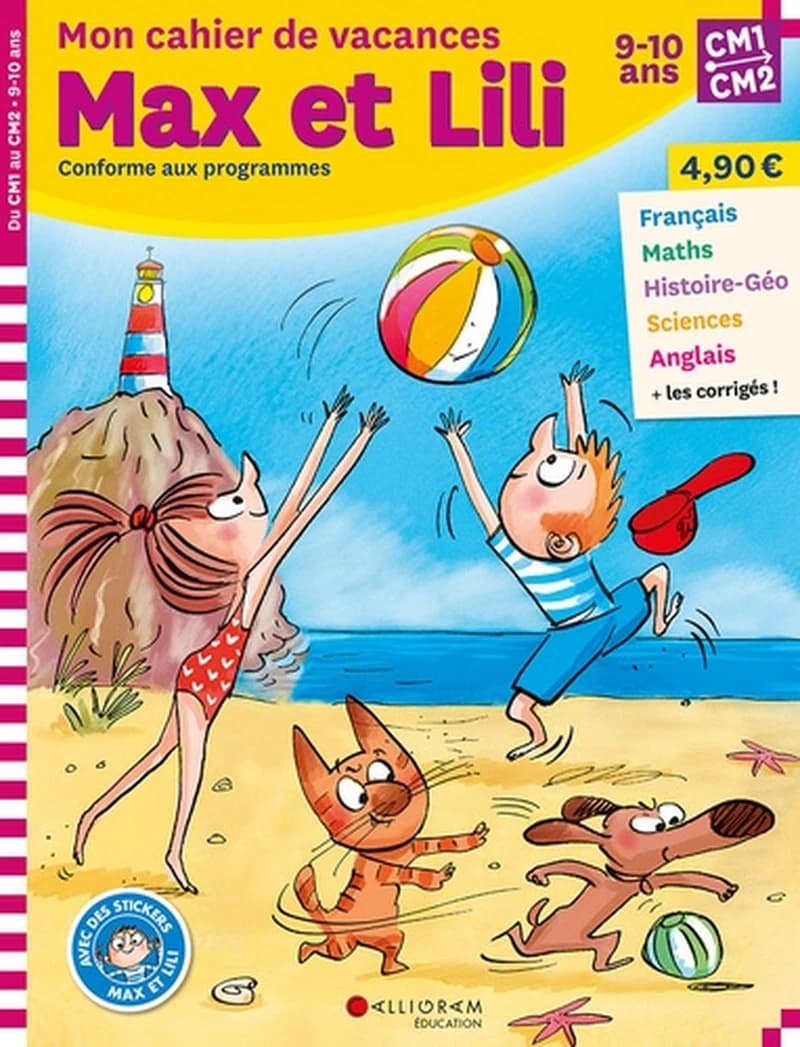 Max et Lili ; CM1-CM2 ; mon cahier de vacances