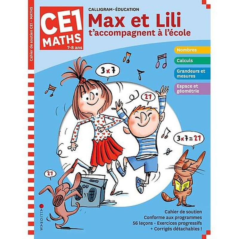 Max et Lili t'accompagnent en CE1 : mathématiques (édition 2020)