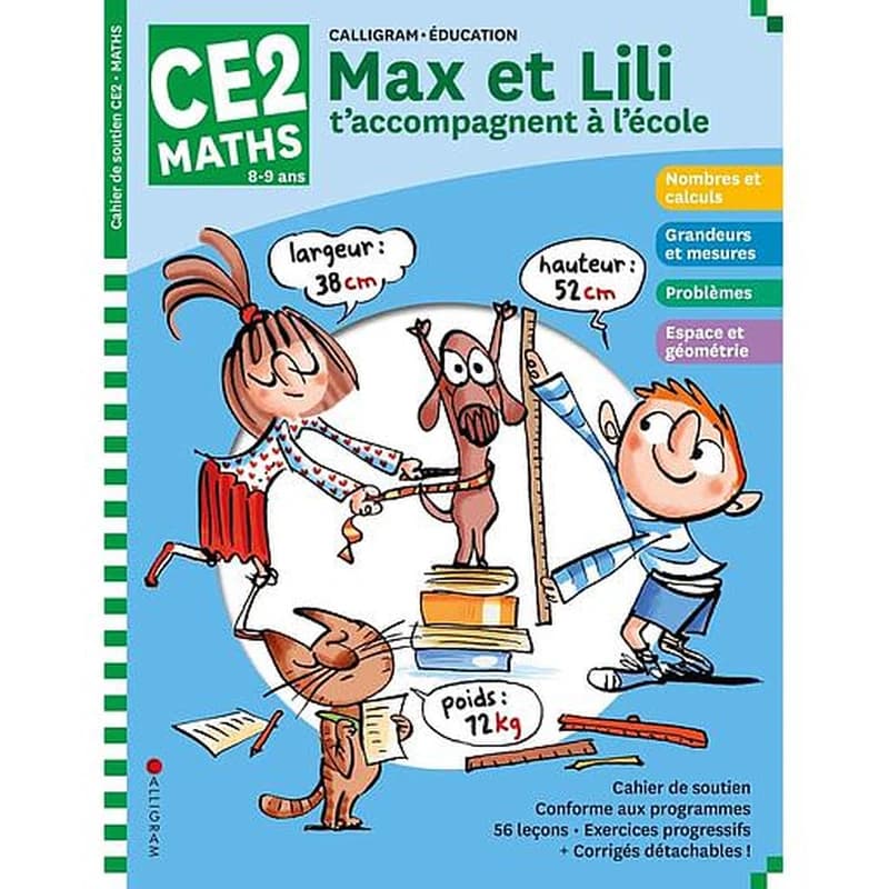 Max et Lili t'accompagnent en CE2 : mathématiques (édition 2020)