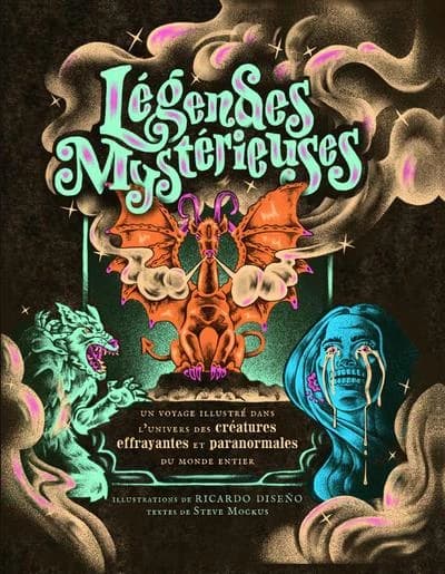 Les légendes mystérieuses : un voyage illustré dans l'univers des créatures effrayantes et paranormales du monde entier