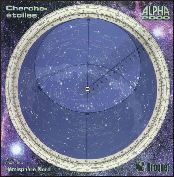 Cherche-étoiles ; alpha 2000 : hémisphère nord