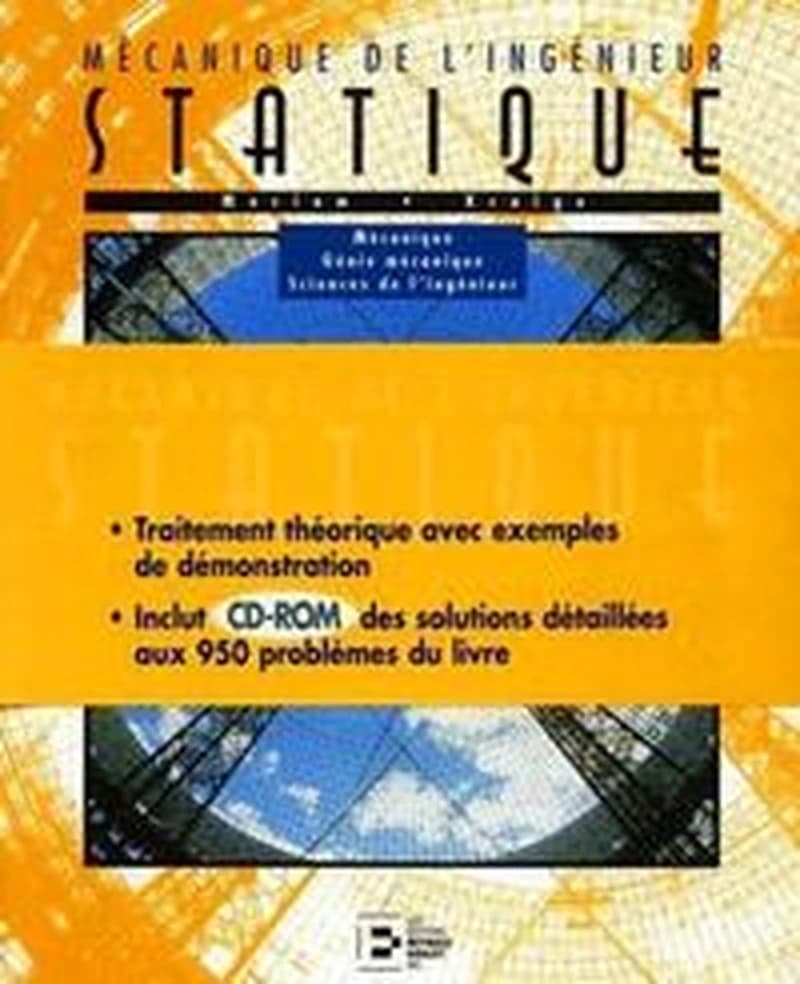 Statique : mécanique, génie mécanique, sciences de l'ingénieur