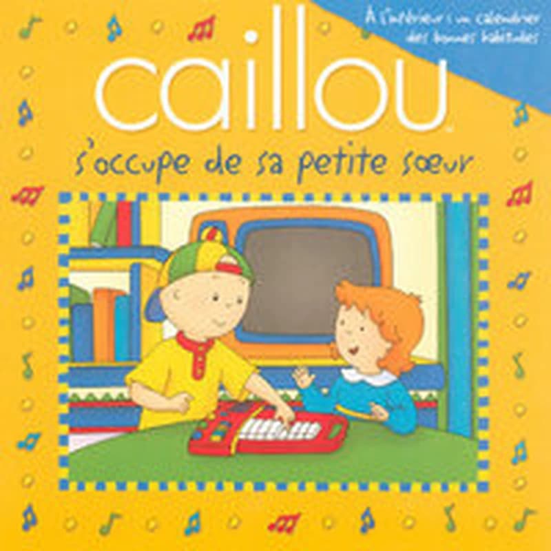 CAILLOU s'occupe de sa petite soeur