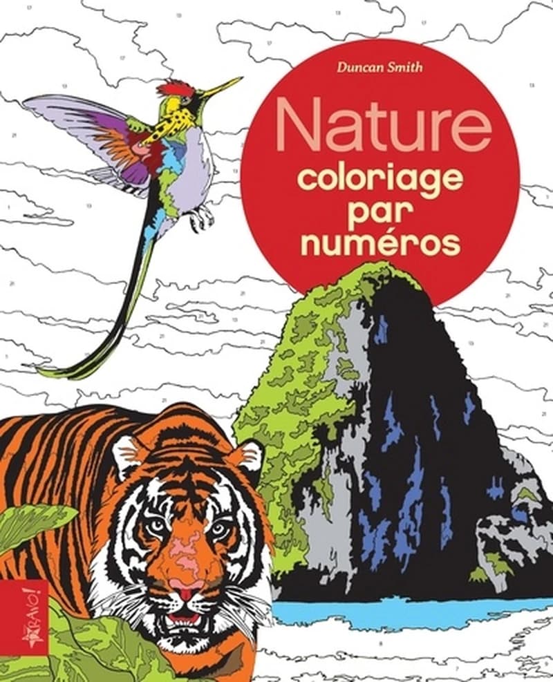 Coloriage par numéros : nature ; coloriage par numéro