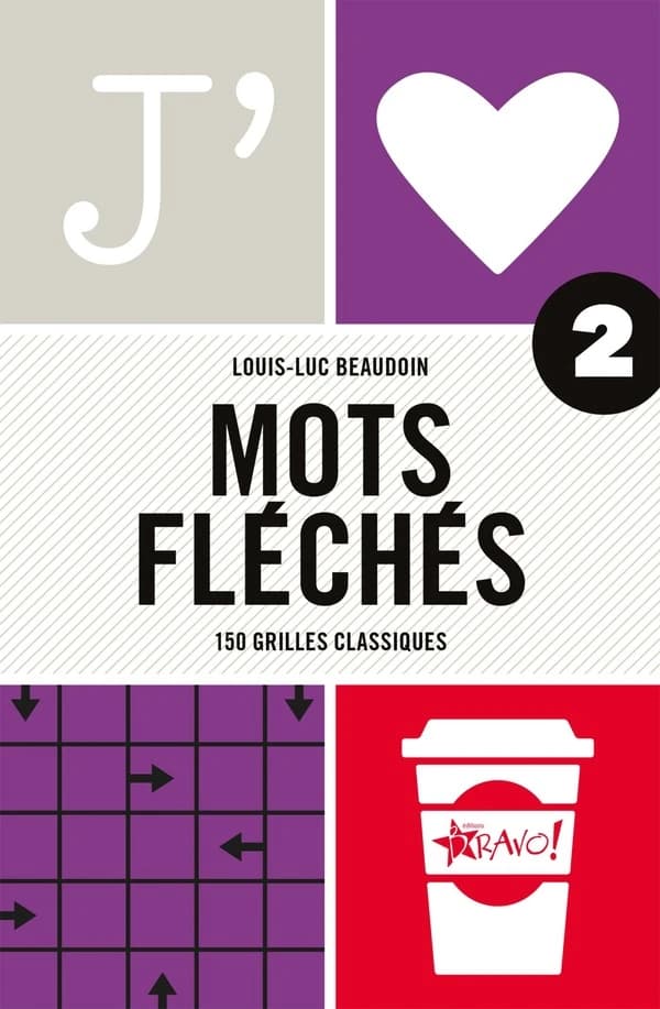 J'aime : Mots fléchés 2 : 150 grilles classiques