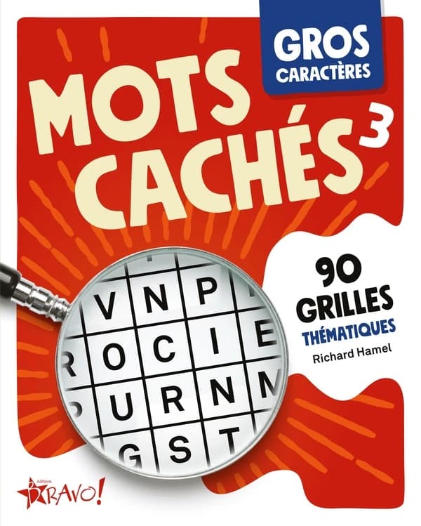 Mots cachés 3 : 90 grilles thématiques